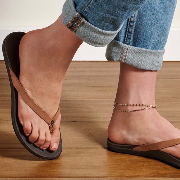 Olukai - Ho'opio Leather Flipflops NWOT - Picture 13 of 13